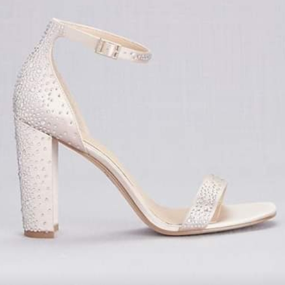 David's Bridal Badgley Mischka Heels - Picture 4 of 10